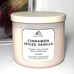 CINNAMON SPICED VANILLA 3 Wick Candle